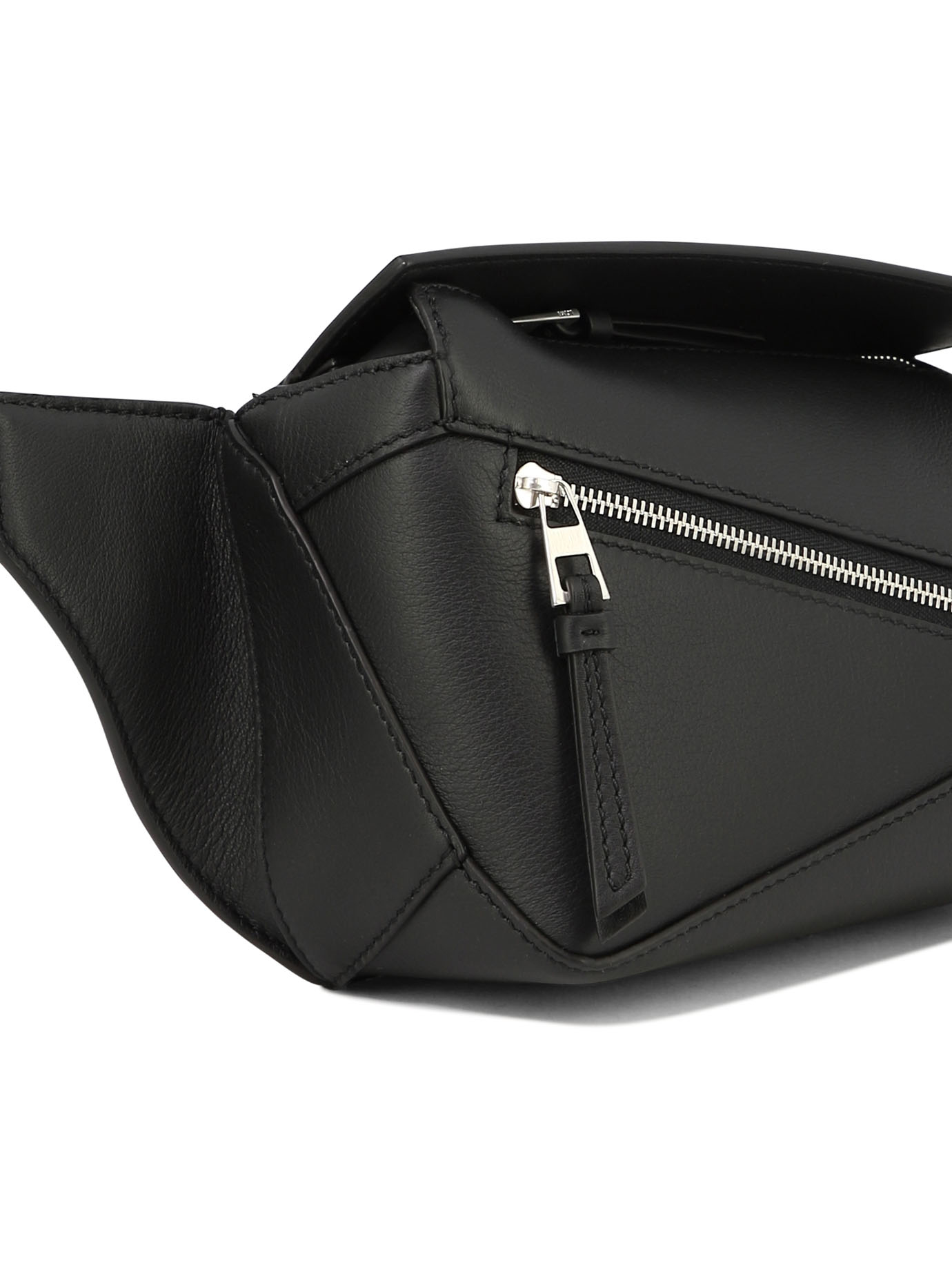 LOEWE Black   Puzzle Mini belt bag